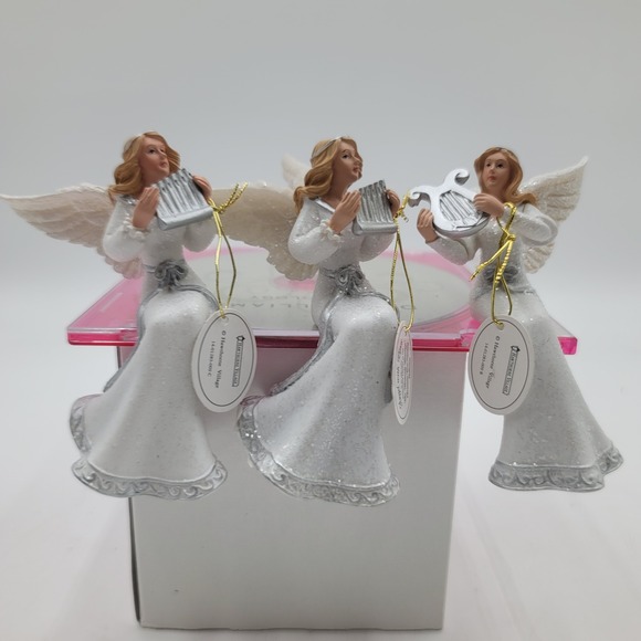 Hawthorne Village Other - Set of 3 Hawthorne Village Heavenly Blessings Angel Christmas Nativity Ornaments
